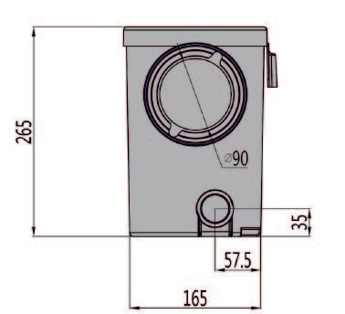 Flowpro FP400S Slimline Macerator