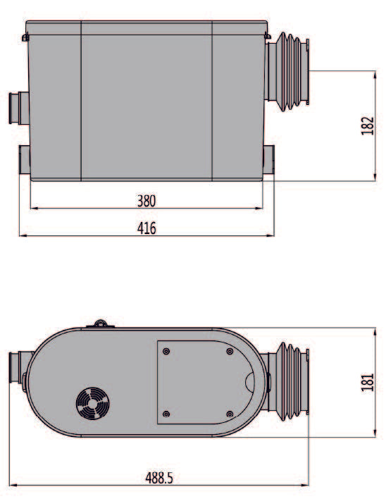 Flowpro FP400S Slimline Macerator