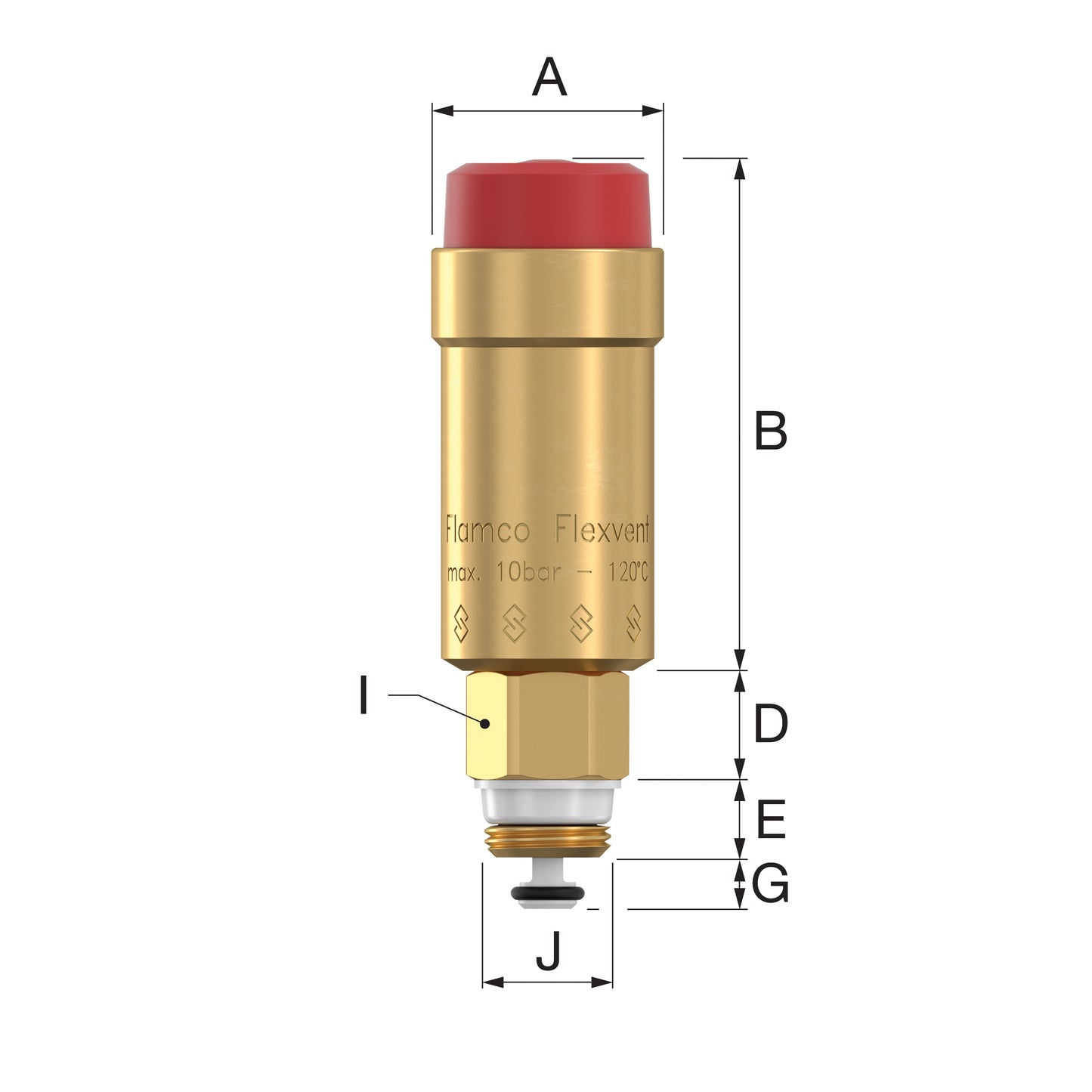 Flamco Flexvent R 3/8" 27750