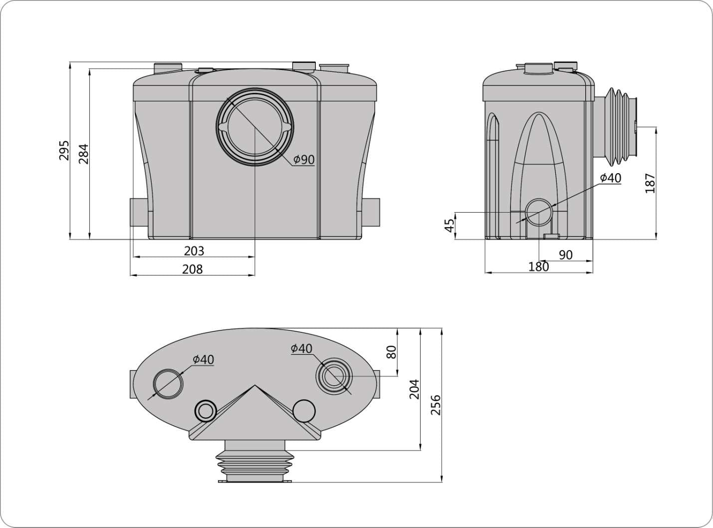 Flowpro FP400B Macerator