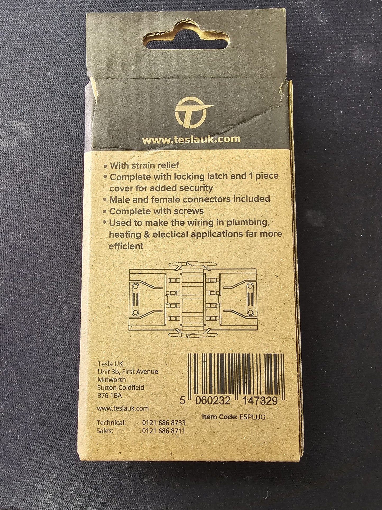 TeslaUK Easyplug 3 or 5-way wiring connector